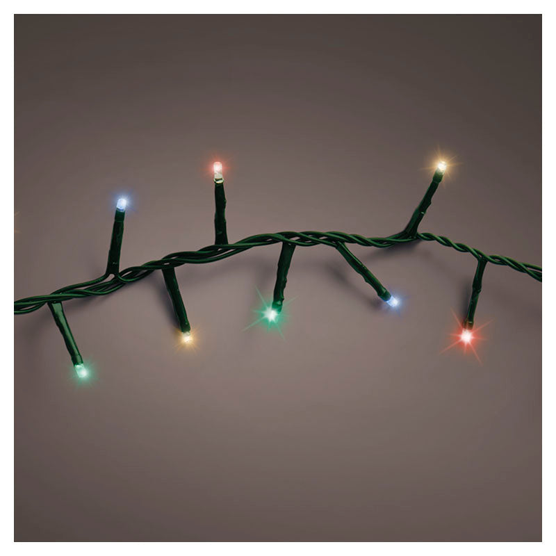 Luces LED tradicional 500 luces 11 m color multicolor