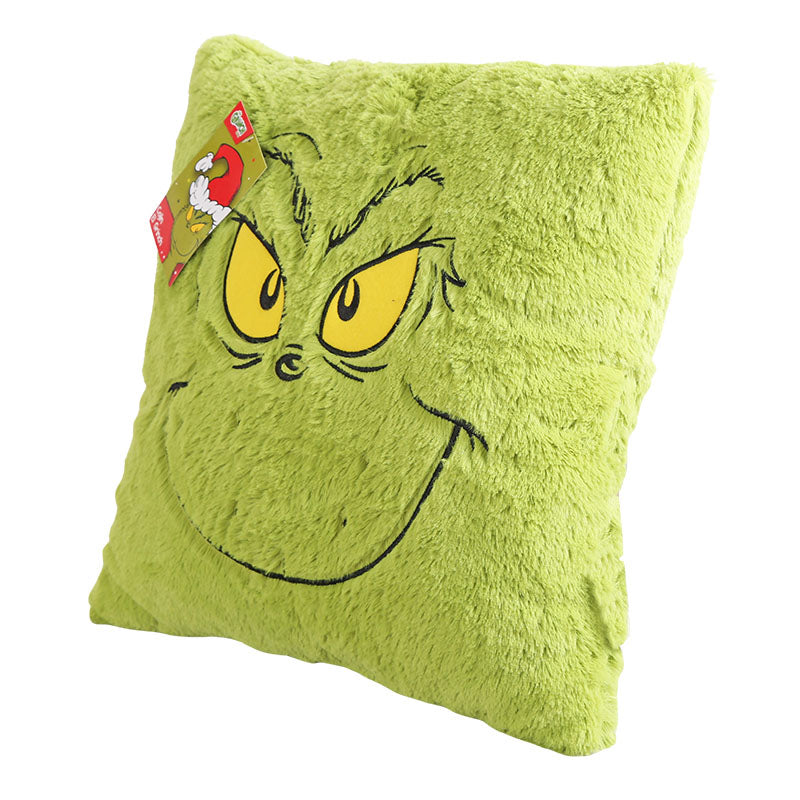Cojín Grinch verde 40 x 40 cm