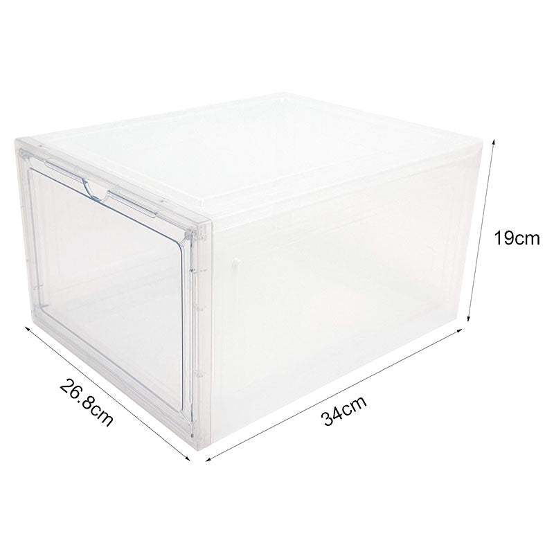 Caja de almacenaje 17.4 L transparente uso liviano