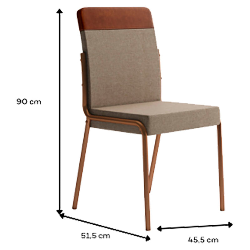 Silla arena con cuerina 90 x 46 x 57 cm soporta hasta 100 kg.