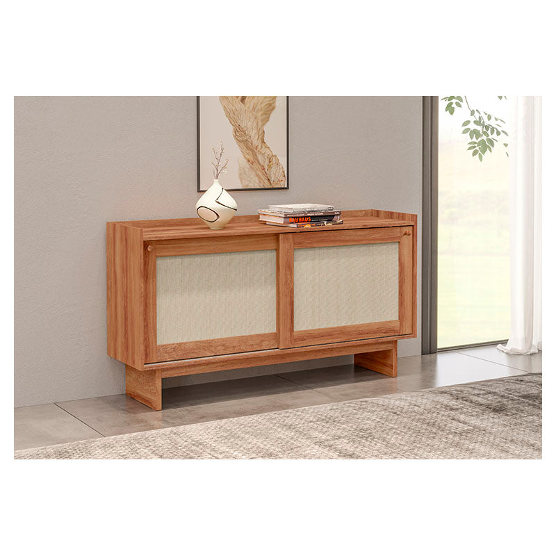 Bufetera rectangular freijo 77,5 x 140 x 38,5 cm.