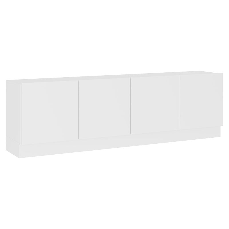 Mueble para TV MDP blanco 54,5 x 182 x 34,5