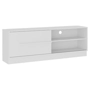 Mueble para TV MDP blanco 54,5 x 155 x 34,5 cm