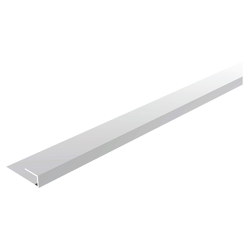 Perfil final para SPC aluminio 0,3 x 250 x 1,4 blanco
