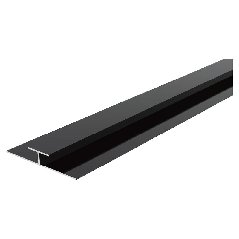 H profile for 0.3 x 250 x 0.5 black aluminum SPC