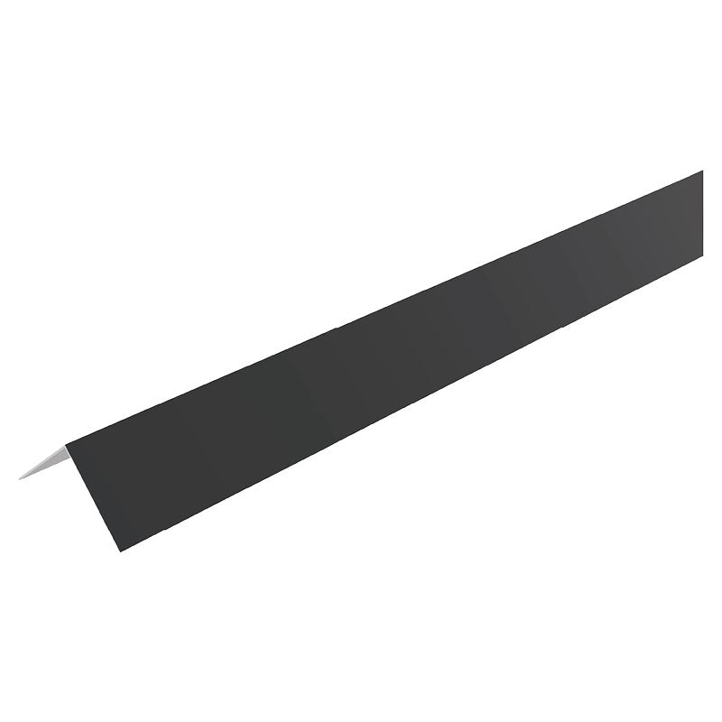 L-shaped corner profile for SPC aluminum 1.4 x 250 x 1.4 black