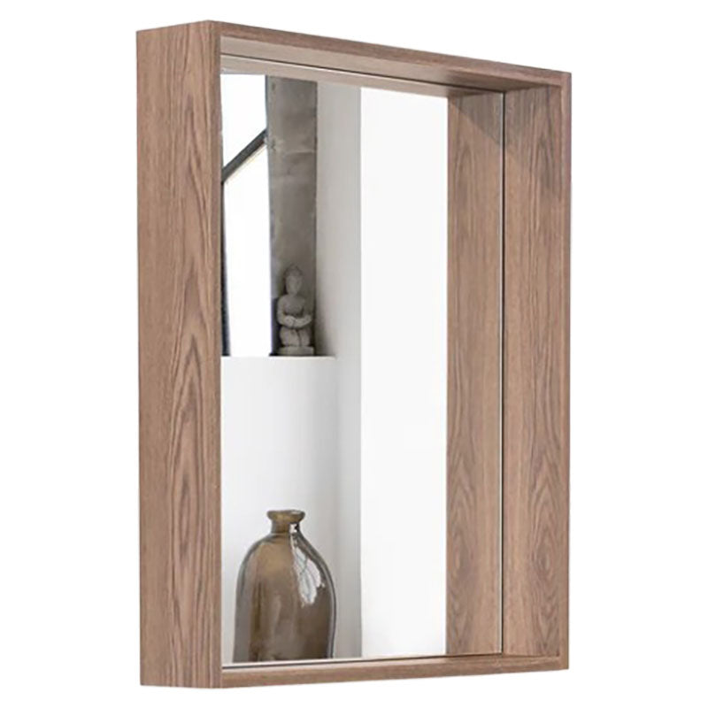 Espejo Parma rectangular 63,6 x 53,6 cm marrón oscuro