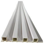 Panel WPC 16.8 x 2.4 x 290 cm blanco pieza pared