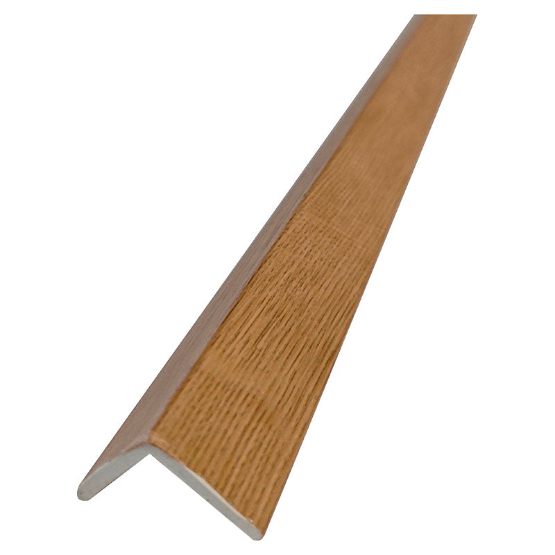 Angular WPC 3 x 3 x 290 cm madera y negro pieza pared