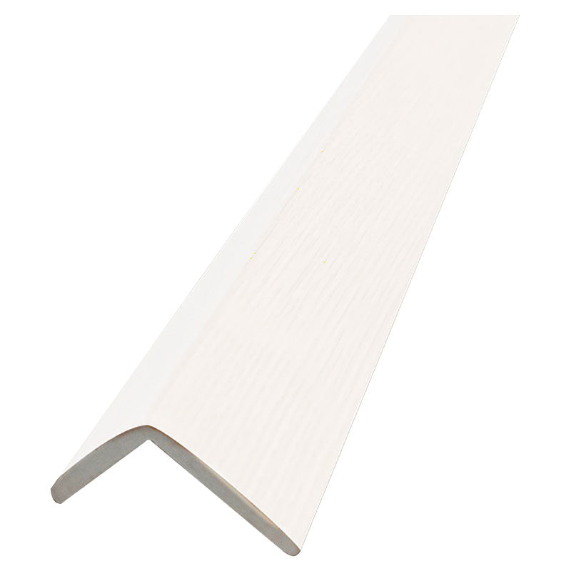 Angular WPC 3 x 3 x 290 cm blanco pieza pared
