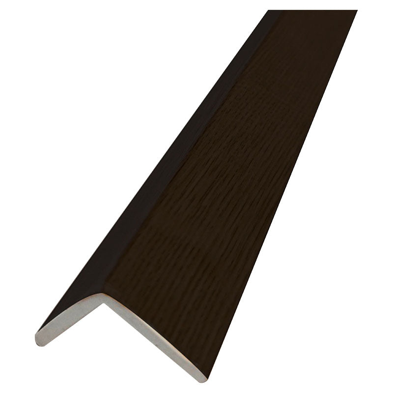 Angular WPC 3 x 3 x 290 cm negro pieza pared