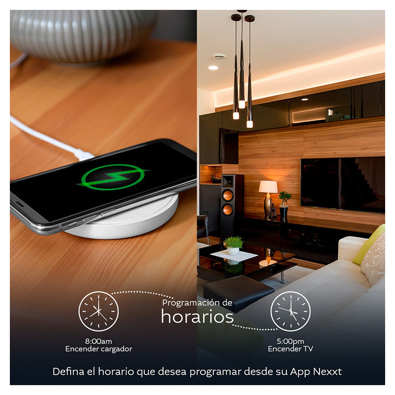 Nexxt Solutions Wi-Fi Smart Power Strip with 4 Outlets and 4 USB Ports