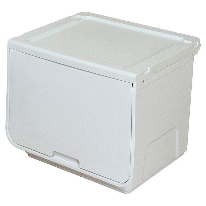 Caja multibox 40 L blanca apilable