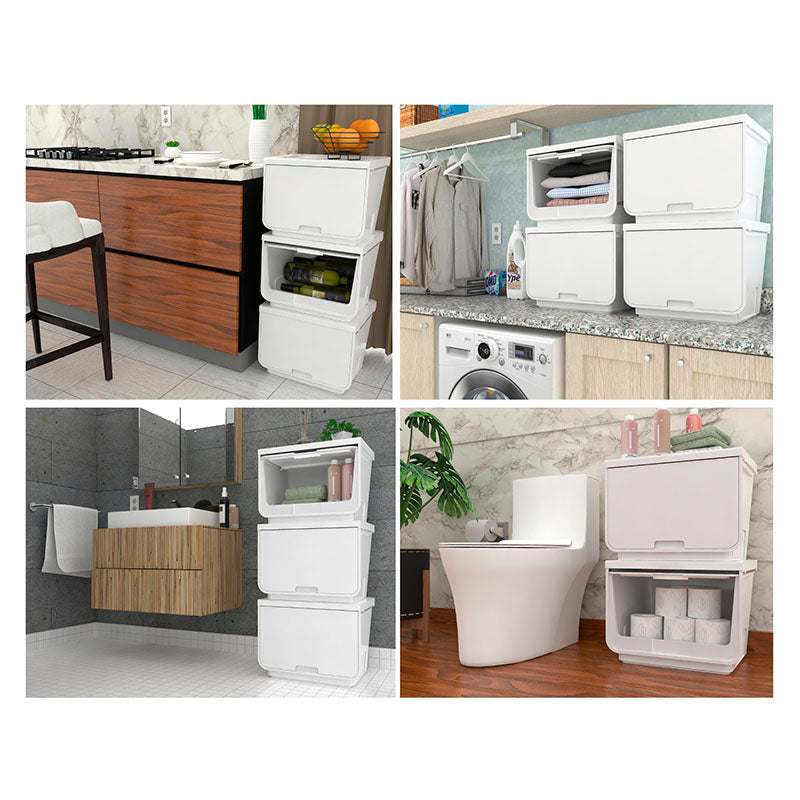 Multibox 40 L stackable white box