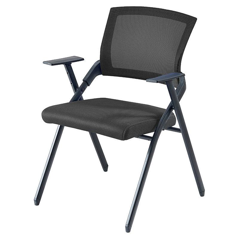 Folding iron and polyester chair 82 x 59 x 59 cm supports up to 120 kg