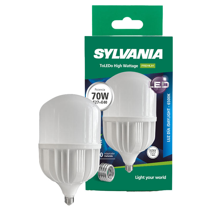 Bombillo led 70 W E27 globo blanco Sylvania