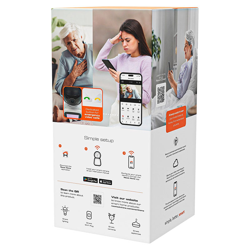 Cámara inteligente 2 vías para interior Wi-Fi Nexxt