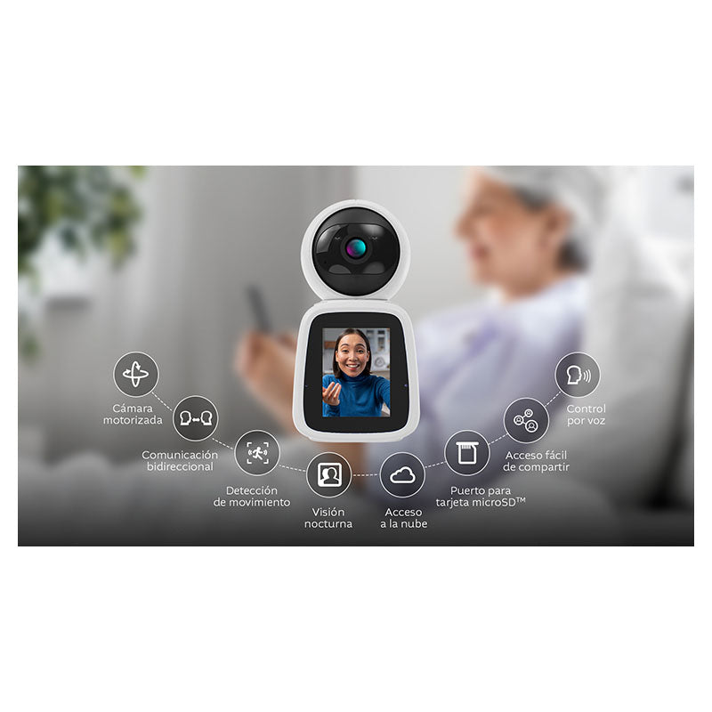 Cámara inteligente 2 vías para interior Wi-Fi Nexxt
