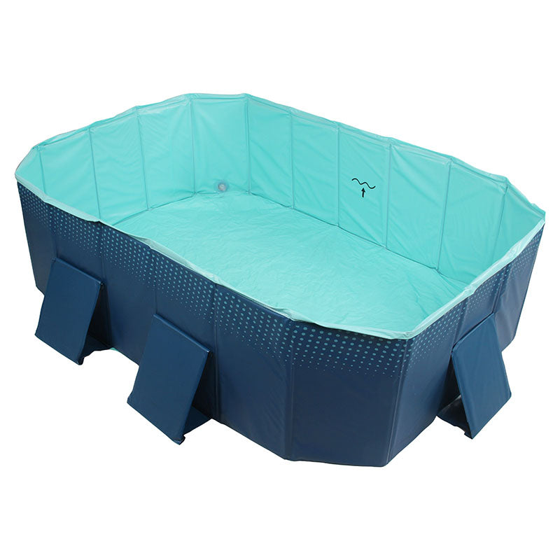 Piscina plegable 210 x 137 x 50 cm Basic Living
