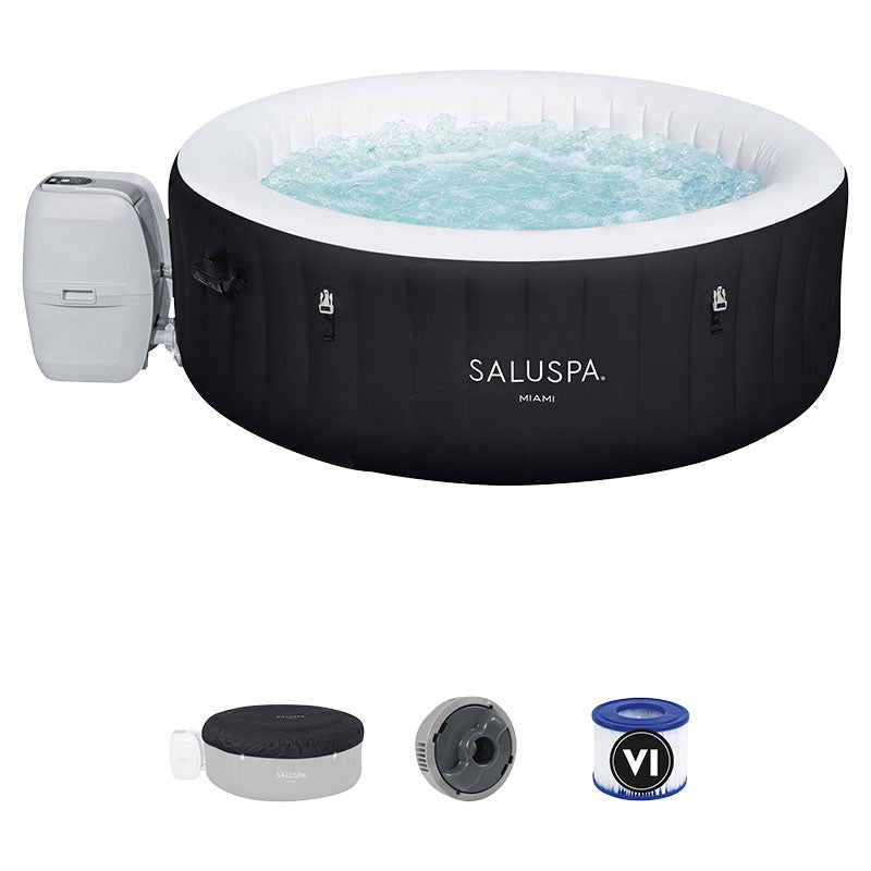 Spa Miami 4 personas 180 x 180 x 66 cm hidromasaje Bestway