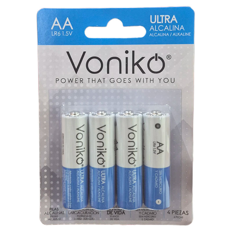 Set 4 baterías AA Voniko