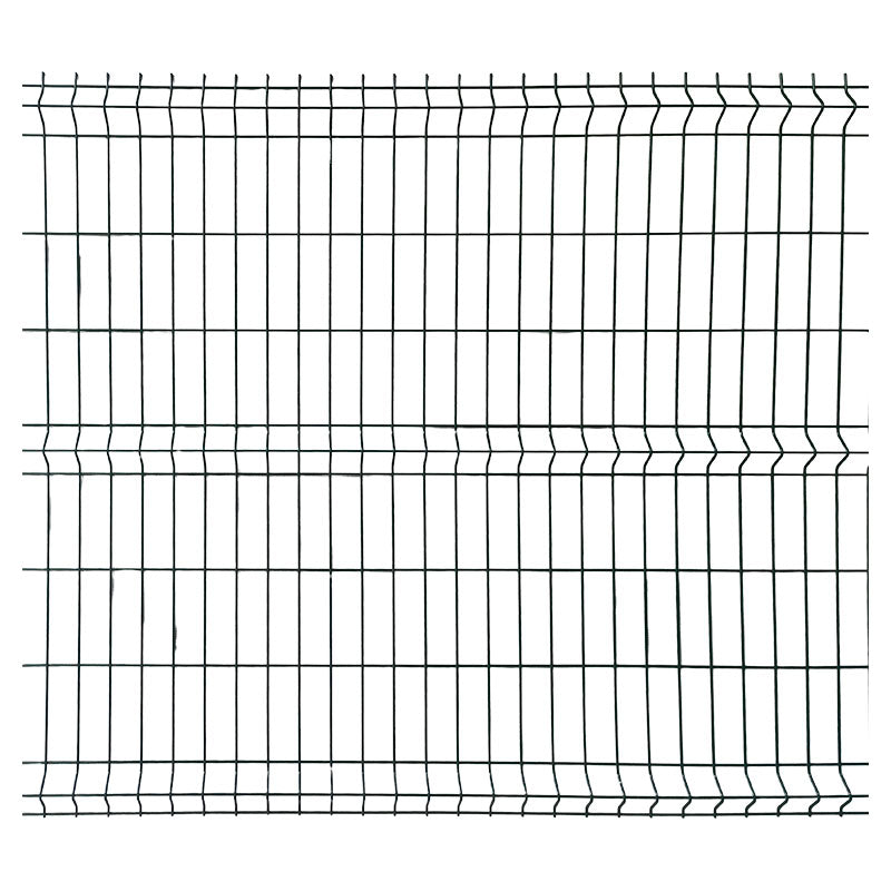 Malla perimetral verde electroestática de acero  250 x 100 cm