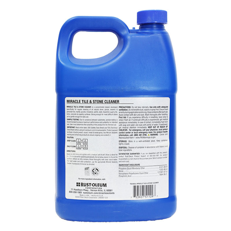 Limpiador cerámica y pIedra natural 1 gal Miracle
