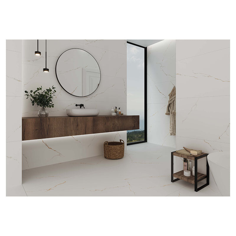 Porcelanato 120 x 120 cm Thuile blanco 1.428 m²