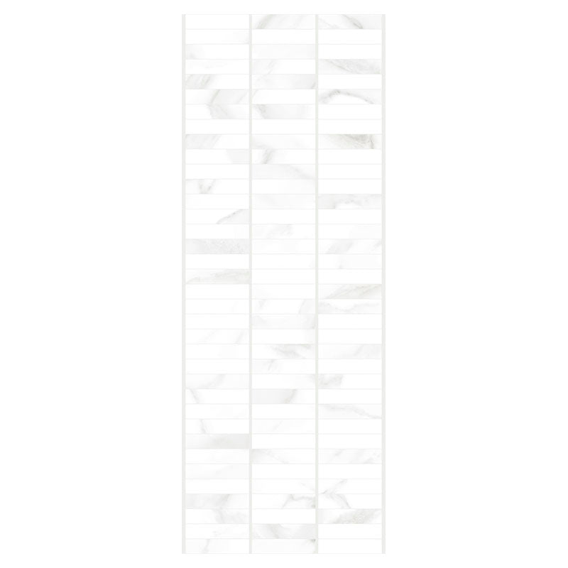 33.3 x 90 cm Lumiere LB White Ceramic Floor Tile 1.2 m²