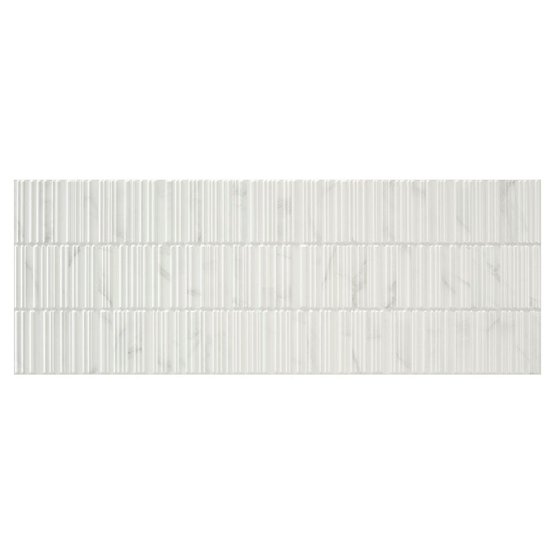 33.3 x 90 cm Lumiere LB White Ceramic Floor Tile 1.2 m²