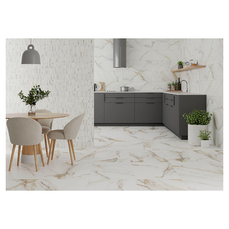Piso cerámico 33.3 x 90 cm Lumiere natural 1.2 m²