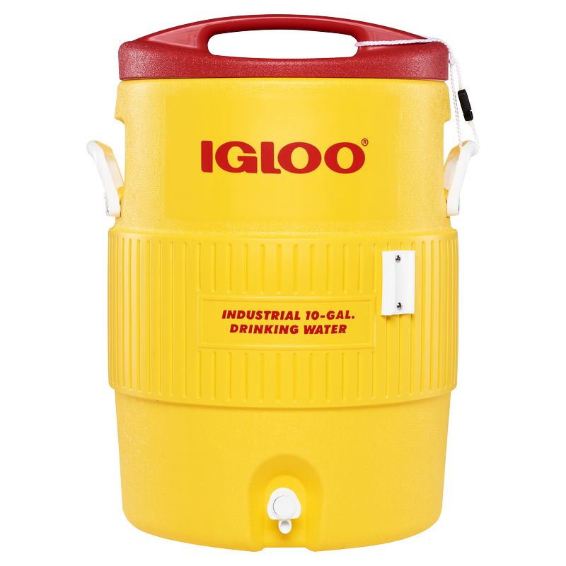 Termo insulado amarillo plástico 5 gal 18,9 litros  Igloo