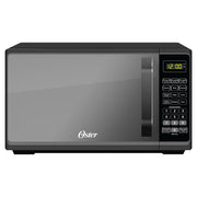 Horno microondas negro 25 litros 0,9 pies con panel digital de acero inoxidable Oster