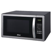 Horno microondas negro 30 litros 1,1 pies con panel digital de acero inoxidable Oster