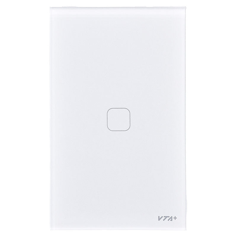 Smart touch single switch 125 VAC 10 A white VTA+