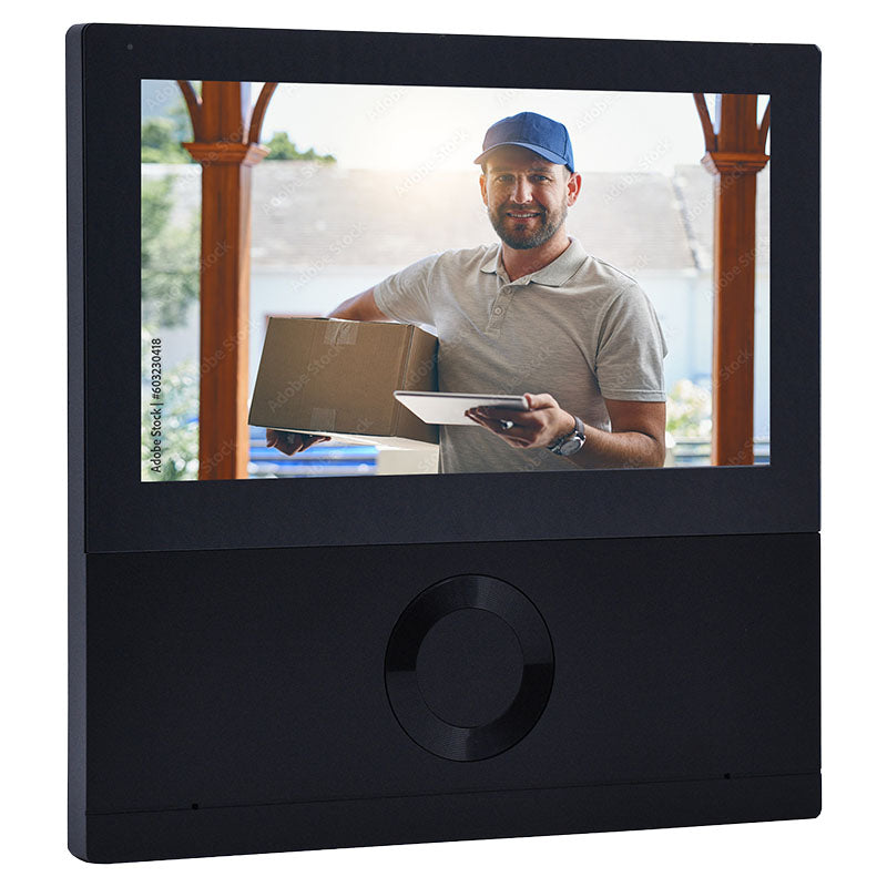 Video portero inteligente con pantalla y timbre
