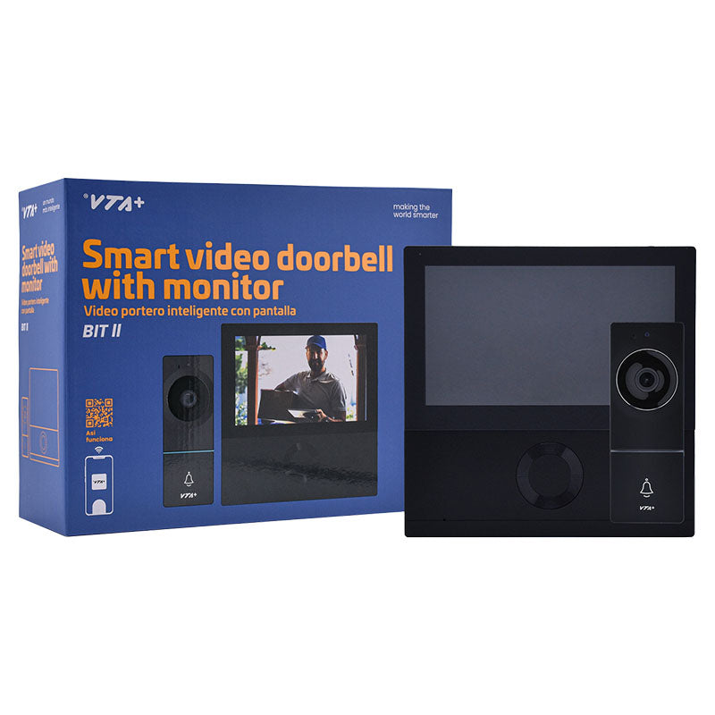 Video portero inteligente con pantalla y timbre