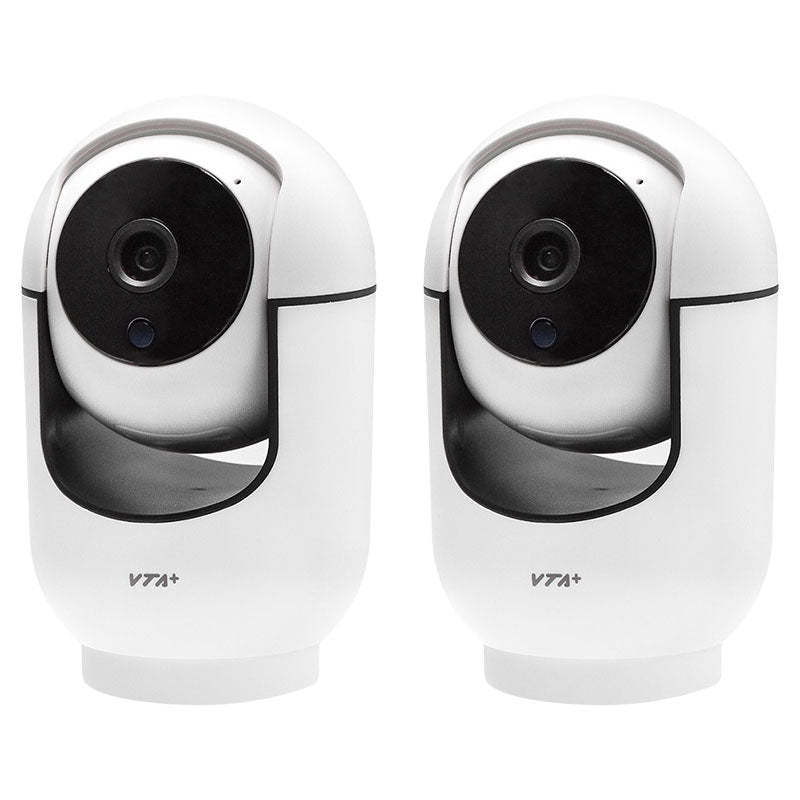 Set de 2 cámaras inteligentes para interior 2K con movimiento VTA+