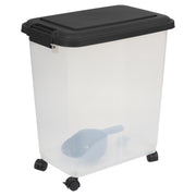 25L Pet Food Storage Container with Wheels