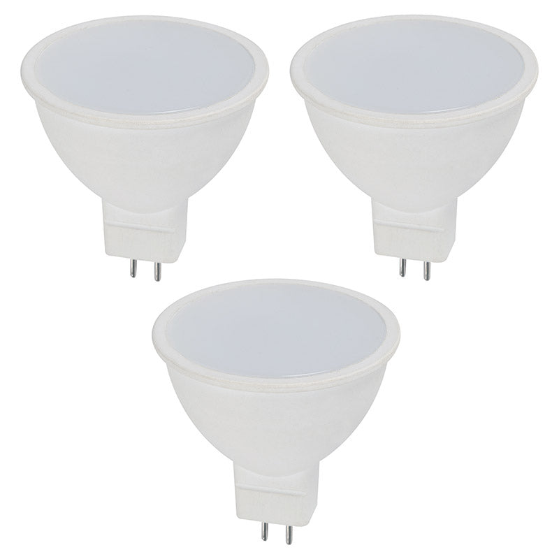 Set 3 bombillos LED 6 W G5.3 MR16 3.000 K Ecomax 21782