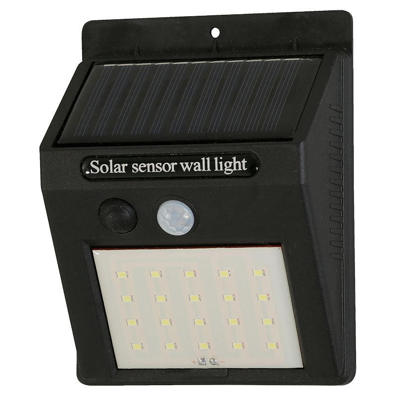 Farol moderno negro 1 luz solar 21355