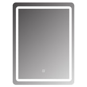 Aqua Nuova Rectangular Frameless LED Anti-Fog Mirror 60 x 80 cm
