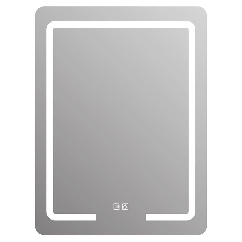 Espejo led rectangular sin marco 80 x 60 cm antienpañante Aqua Nuova