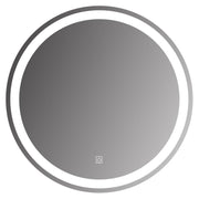 Aqua Nuova 70 x 70 cm frameless round LED anti-fog mirror