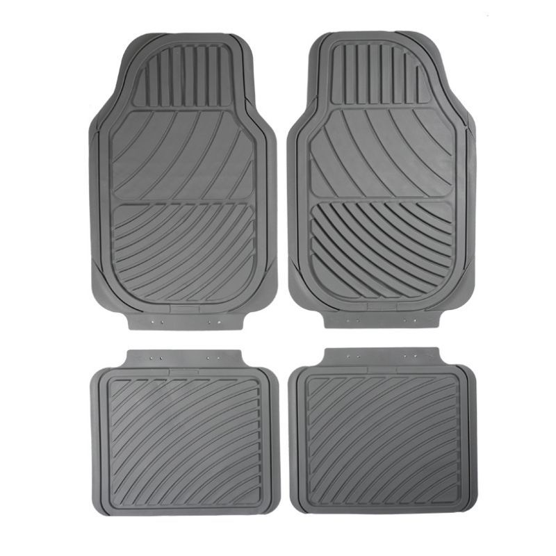 Set of 4 Pacific gray rubber car mats