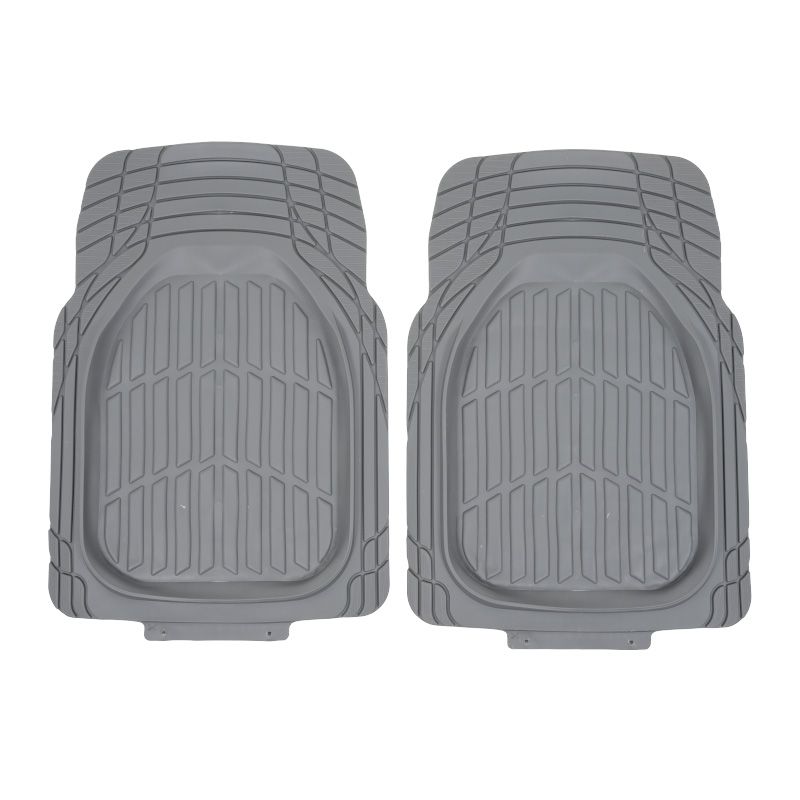 Set of 3 Enforcer rubber car mats, grey