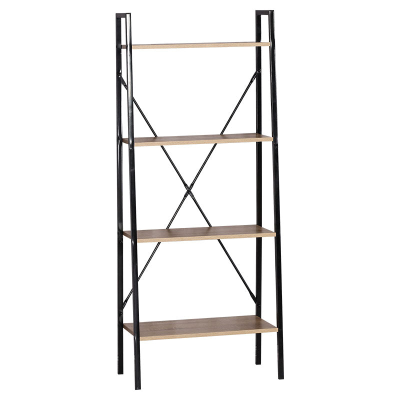 Estante acero 4 niveles 148 x 60 x 32 cm 8 kg por nivel roble