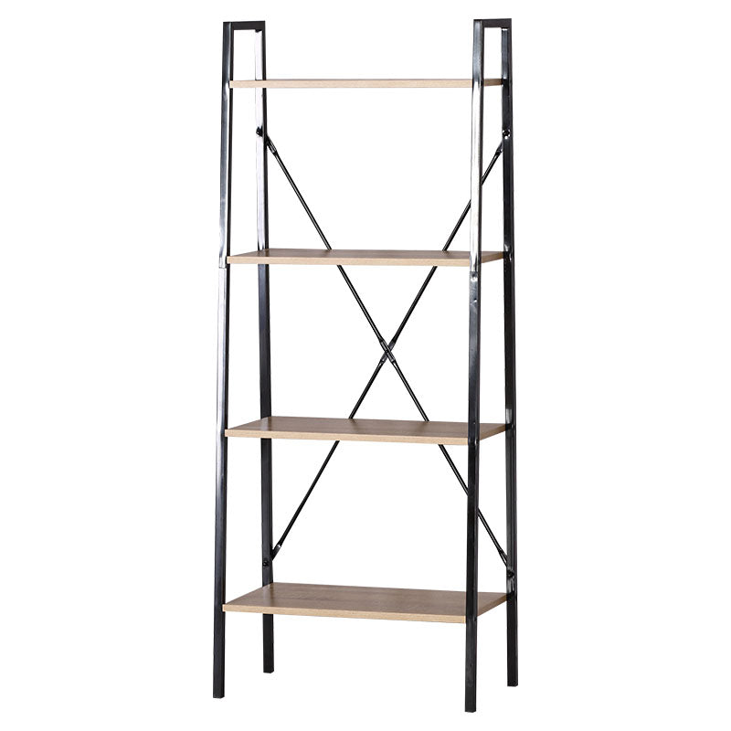 Estante acero 4 niveles 148 x 60 x 32 cm 8 kg por nivel roble