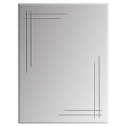 Espejo rectangular biselado sin marco 80 x 60 cm Aqua Nuova