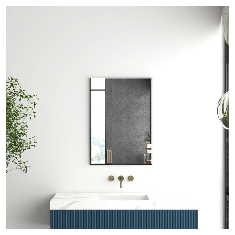 Espejo rectangular pulido sin marco 70 x 50 cm Aqua Nuova
